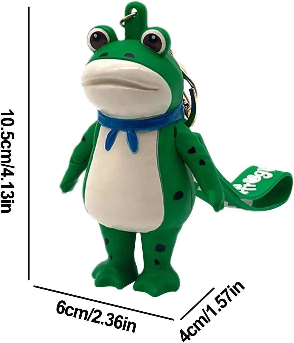 Press-To-Salute Frog Keychain - Image 10
