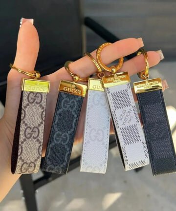 Signature Loop Premium Leather Keychain