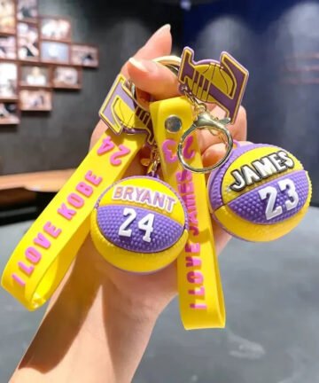 Court Legends 3D Basketball Keychain
