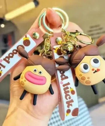 Potato Sausage Mouth Keychain