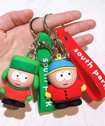 Quirky South Park Squad Keychain