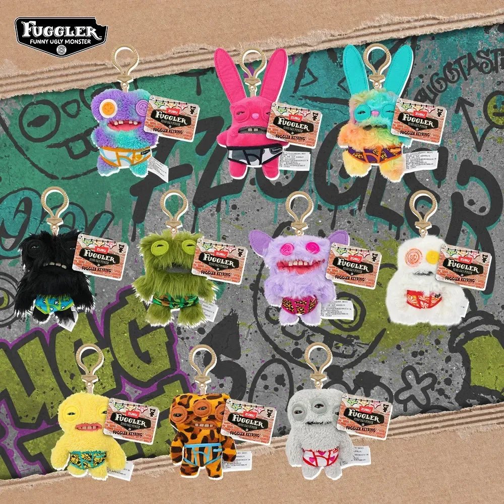 Fuqqlerr Monsters Plush Keychain