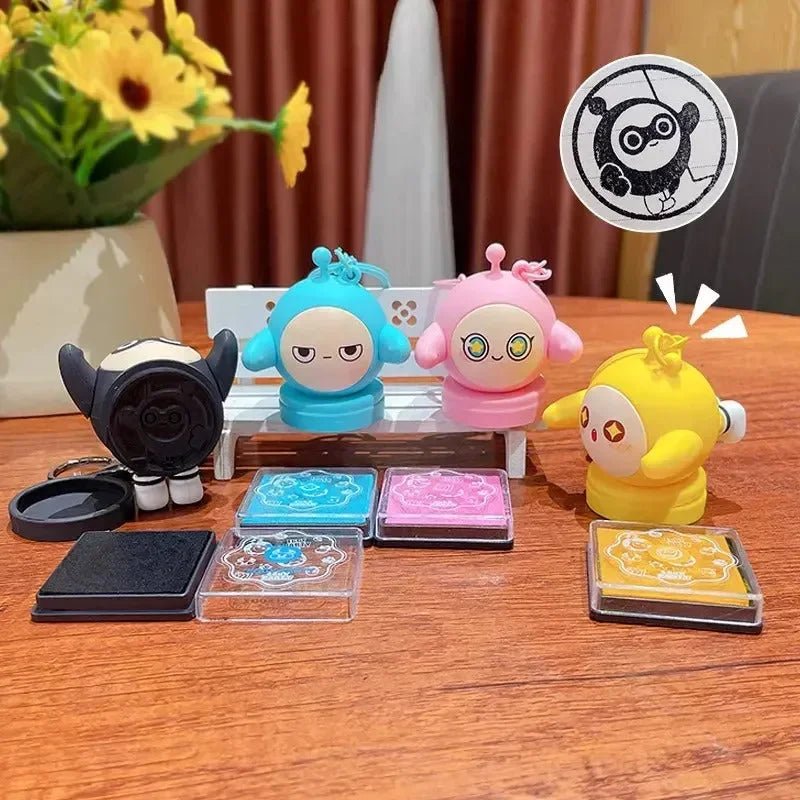 Eggparty Ink Stamp Keychain - Image 3