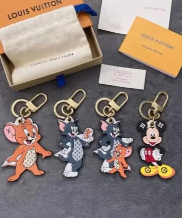 Monogram T&J Mischief Makers Keychain