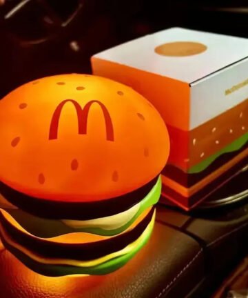 Patty Pat McD Burger Night Light