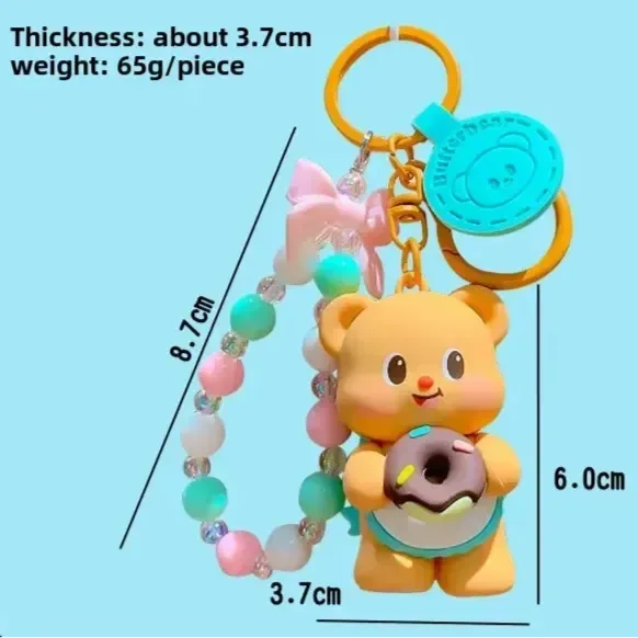Butterbear Sweet Donut Keychain - Image 6
