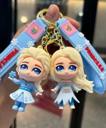 Frozen Princess Crew 3D Keychain
