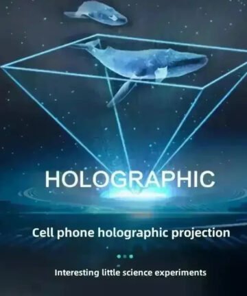 3D Holographic Phone Projector