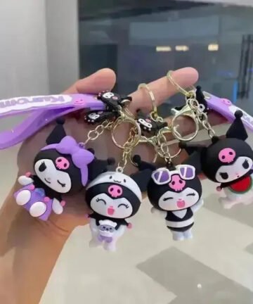 Charming Kuromi 3D Keychain
