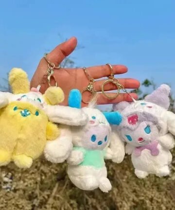 Cinnamoroll Cosplay Sanliou Plush Keychain