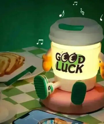 Coffee Cup Night Light Speaker