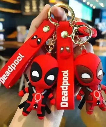Cute Deadpool Figurine Keychain