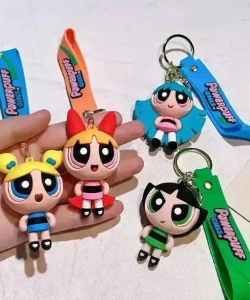 Cute Powerpuff Girls Keychains