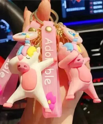 Dabbing Animal 3D Keychain