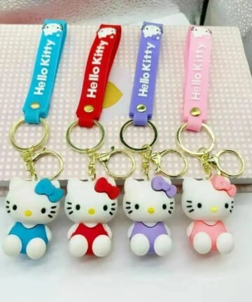 Elegant Hello Kitty 3D Keychain