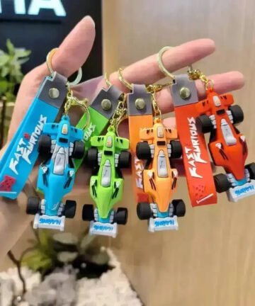 Formula 1 Racing Car 3D Keychain