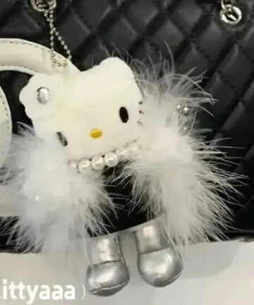 Hello Kitty Elegant Lady Plush Keychain
