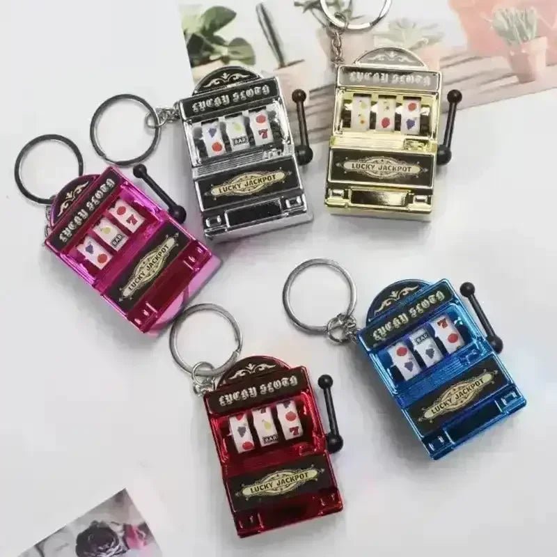 Jackpot Fruit Slot Machine Keychain - Image 2