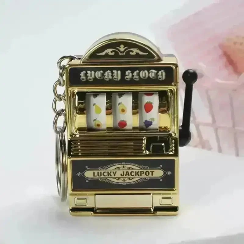 Jackpot Fruit Slot Machine Keychain - Image 4