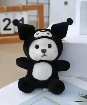Lina Bear Kuromi Cosplay Plush Keychain