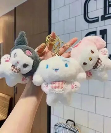 Melody Cute Cinnamoroll Plush Keychain