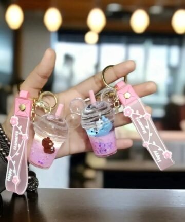 Mickey Tumbler Liquid Keychain