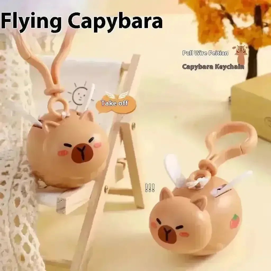 Pull & Flap Wings Novelty Keychain - Image 2