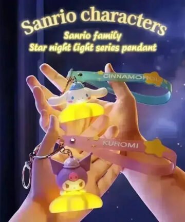 Sanliou Floating Star Night Light Keychain