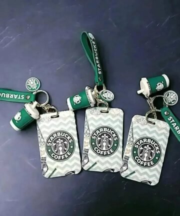 Starbucks ID Card Keychain