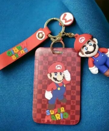 Super Mario ID Card Keychain