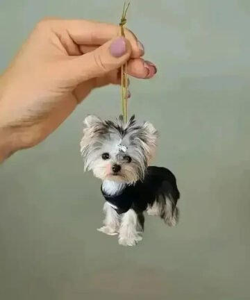 Terrier Pup 3D Keychain
