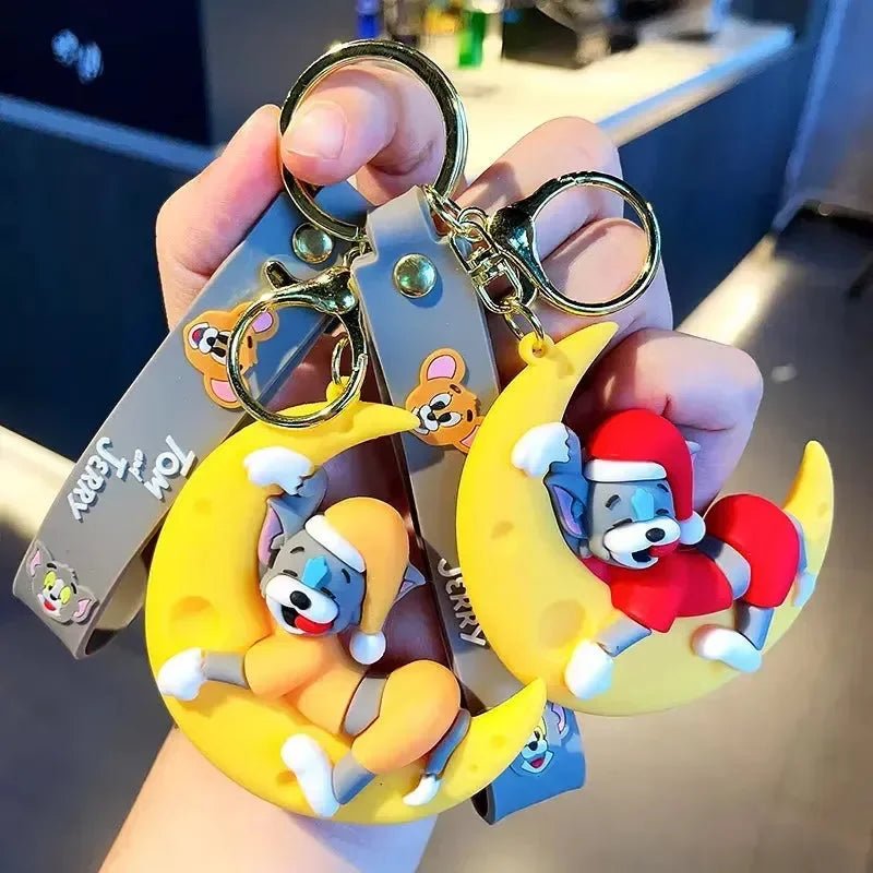 Tom & Jerry Moonlight Mischief Keychain - Image 2