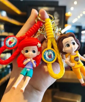 DZNY Royal Princess Doll Keychains