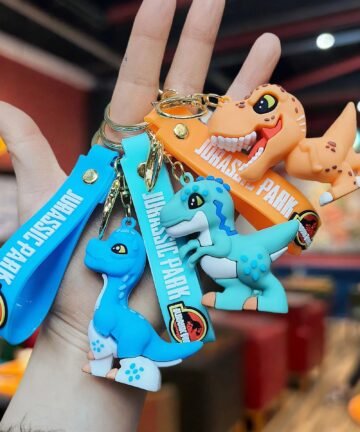 Jurassic Park Roaring Relic Keychain
