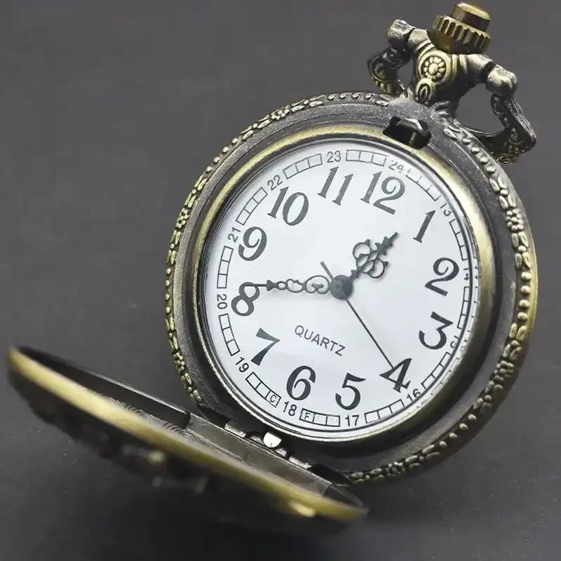 Classic Elegance Pocket Watch Keychain - Image 2