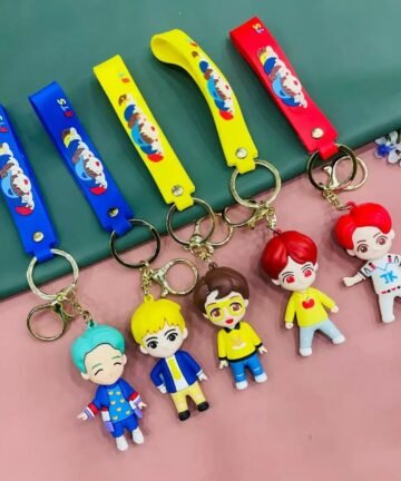 BTS Vibrant Pop 3D Keychain