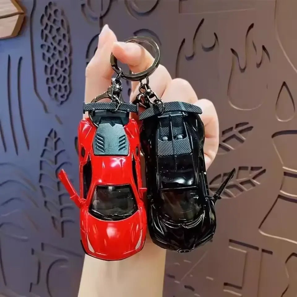 Apex Pullback Sports Car Keychain
