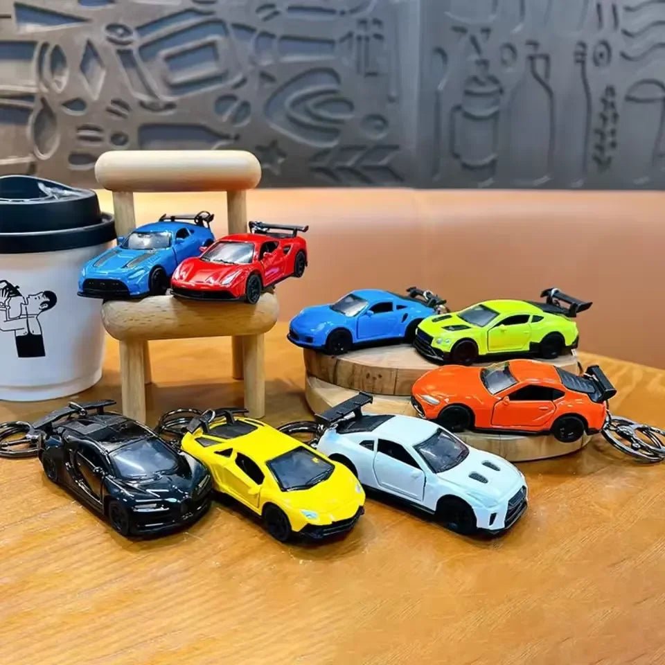 Apex Pullback Sports Car Keychain - Image 2