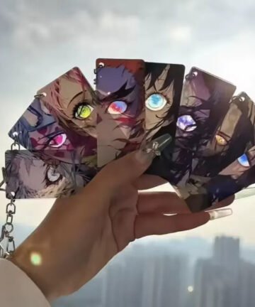 Demon Slayer Eternal Eyes Card Keychain