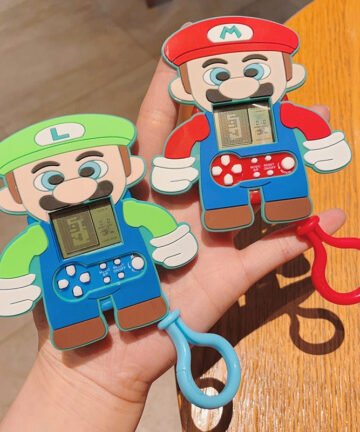 Mario Bros Game Console Keychain