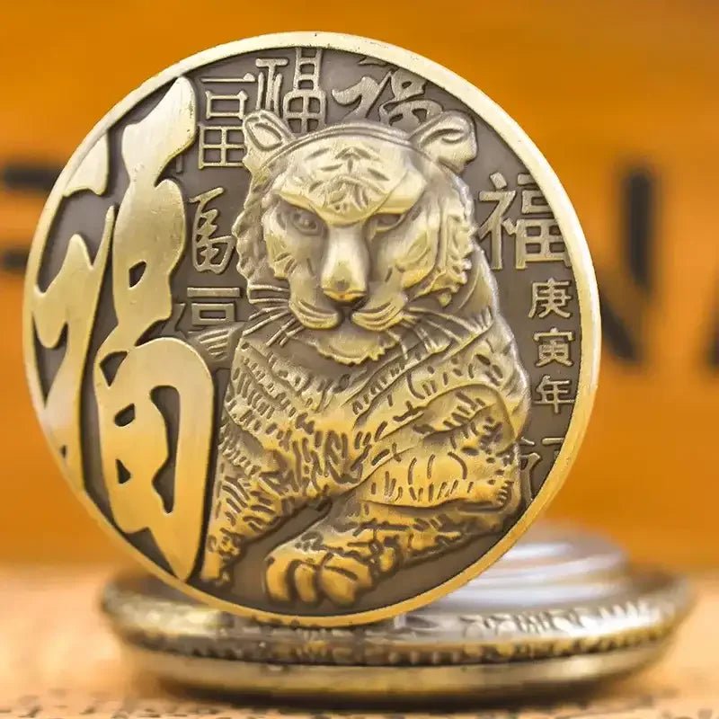 Classic Elegance Pocket Watch Keychain - Image 8