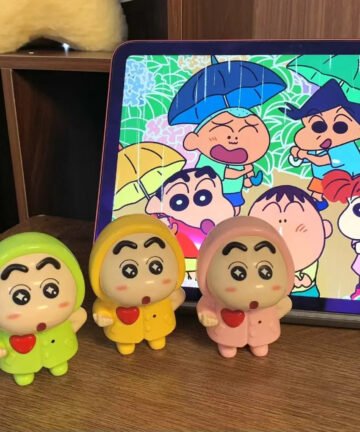 Shinichan Glow Heart Talk Keychain