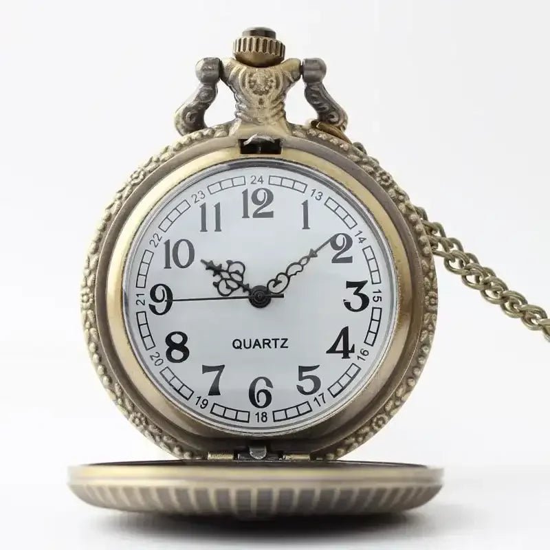 Classic Elegance Pocket Watch Keychain - Image 4
