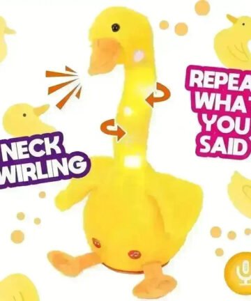 Interactive Yellow Duck with Moving Neck & Repeating Words