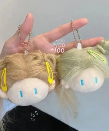 Wiggly Wonders Doll Head Keychain