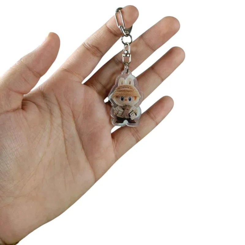 Labubu Flat Friends 2D Keychain - Image 24