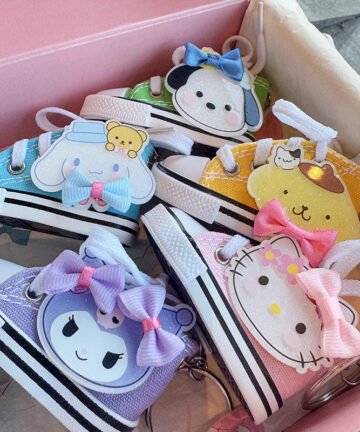 Sanrio Canvas Sneaker Keychain