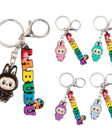 Labuboo Colorburst Mischief Keychain