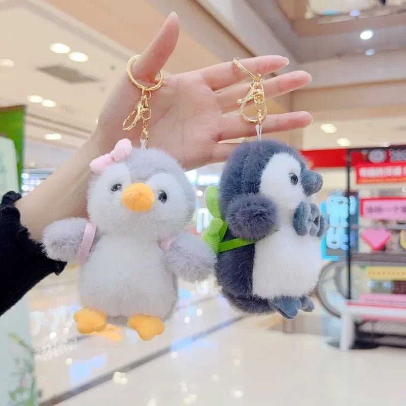 Backpack Penguin Plush Keychain - Image 2