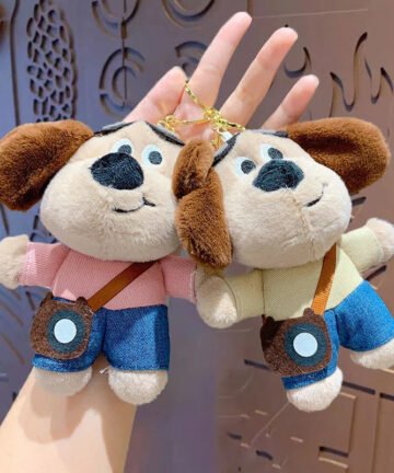 Gromit Dog Sightseeing Explorer Keychain